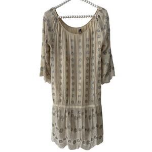 muche et muchette Orchidee beaded drop waist dress sz S/M